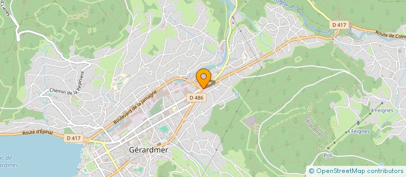 localisation de l'entreprise MADAME MAILYS SELLIER  GERARDMER