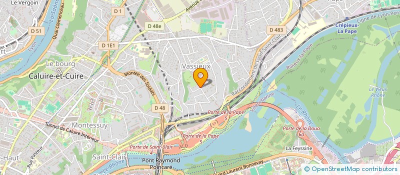 localisation de l'entreprise MADAME MAILYS THOMAS  CALUIRE-ET-CUIRE