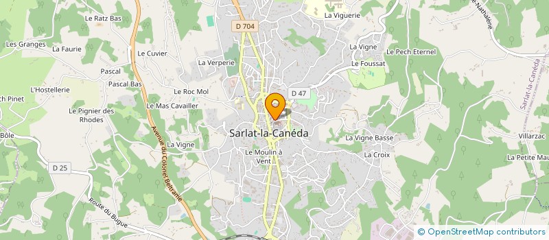 localisation de l'entreprise MADAME MAILYS TRIPIED à SARLAT-LA-CANEDA