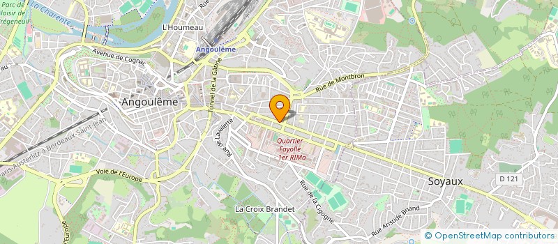 localisation de l'entreprise MADAME MAILYS TROGER à ANGOULEME