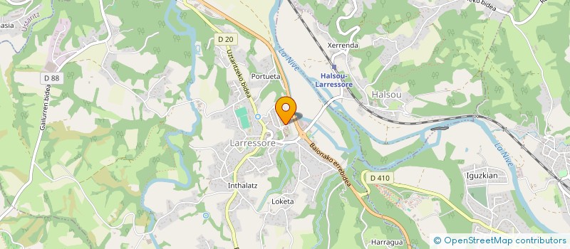 localisation de l'entreprise MADAME MAILYS URRUTIAGUER  LARRESSORE