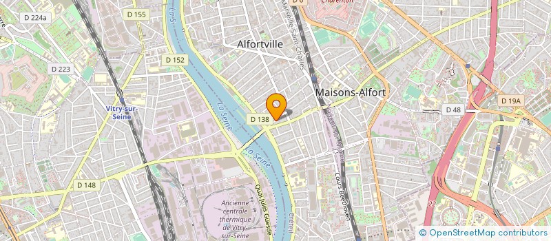 localisation de l'entreprise MADAME MAILYS VALLADE  ALFORTVILLE