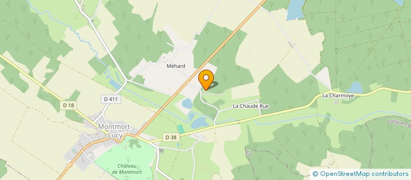 localisation de l'entreprise MADAME MAILYS VRANKEN  MONTMORT-LUCY