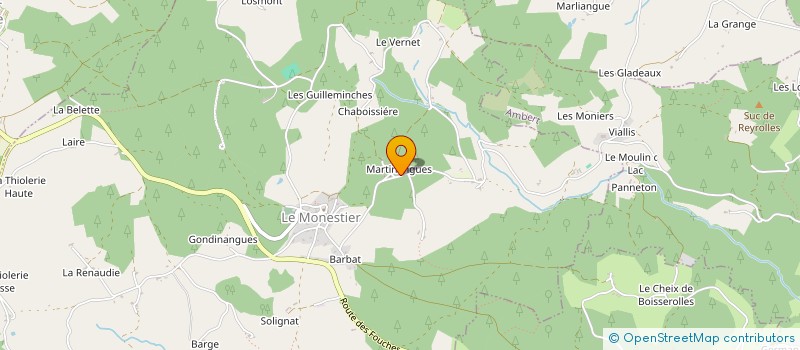 localisation de l'entreprise MADAME MAILYSS RODARY  LE MONESTIER