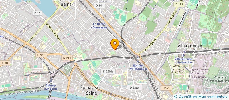 localisation de l'entreprise MADAME MAIMOUNA AMOO  DEUIL-LA-BARRE