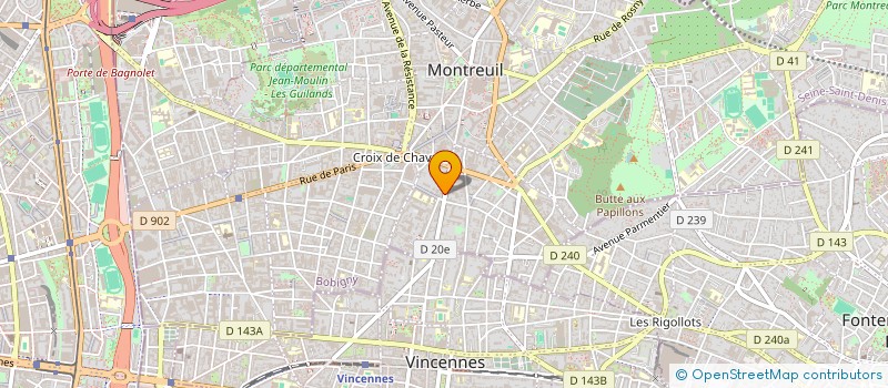 localisation de l'entreprise MADAME MAIMOUNA DEH à MONTREUIL