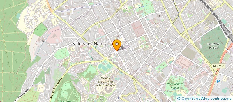 localisation de l'entreprise MADAME MAIMOUNA DEME  NANCY