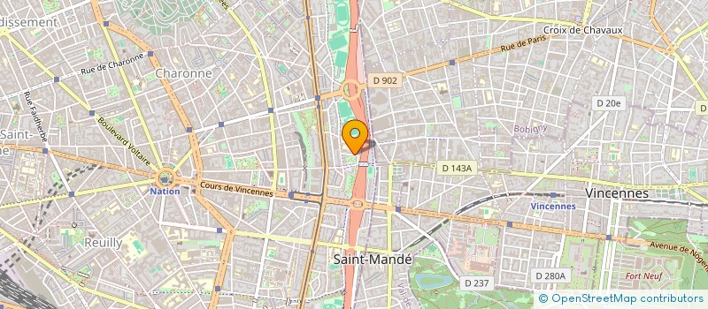 localisation de l'entreprise MADAME MAIMOUNA DRAME  PARIS