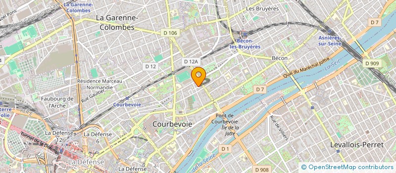 localisation de l'entreprise MADAME MAIMOUNA KANTA à COURBEVOIE