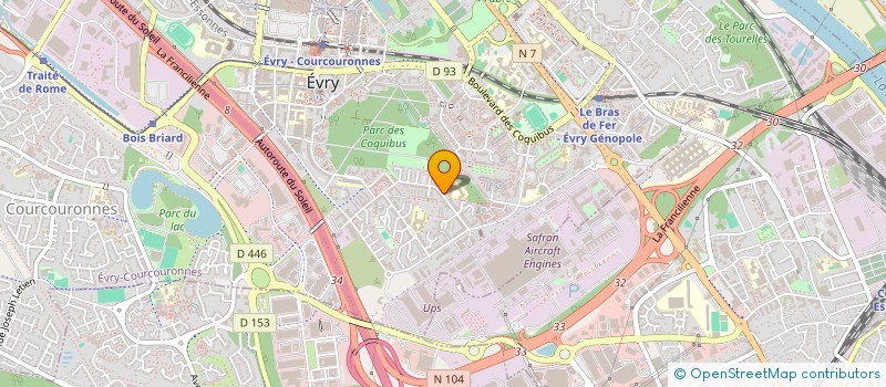 localisation de l'entreprise MADAME MAIMOUNA KARAMOKO  EVRY-COURCOURONNES