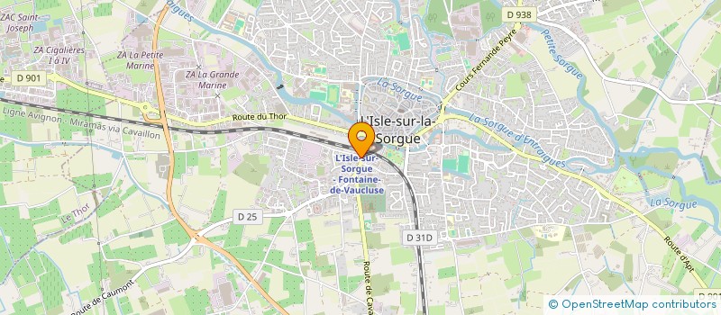 localisation de l'entreprise MADAME MAIMOUNA KEITA à L'ISLE-SUR-LA-SORGUE