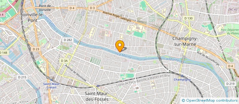 localisation de l'entreprise MADAME MAIMOUNA KEITA  CHAMPIGNY-SUR-MARNE