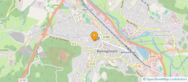 localisation de l'entreprise MADAME MAIMOUNA M'BODJI  REMIREMONT