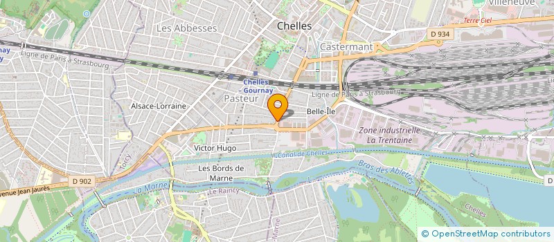 localisation de l'entreprise MADAME MAIMOUNA MAGASSOUBA à CHELLES