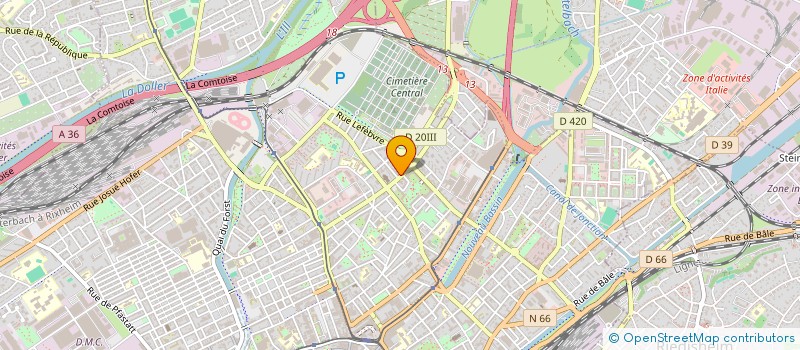 localisation de l'entreprise MADAME MAIMOUNA SISSOKO  MULHOUSE