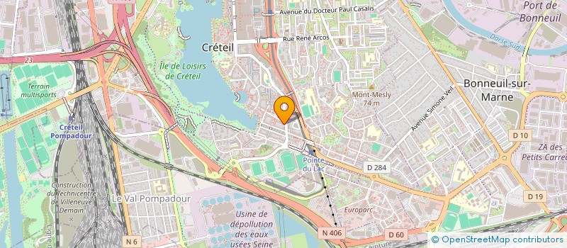 localisation de l'entreprise MADAME MAIMOUNA SOW  CRETEIL