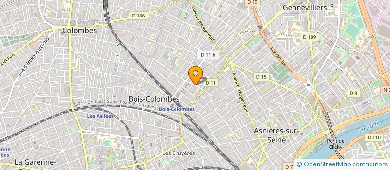localisation de l'entreprise MADAME MAIMOUNA TALL à BOIS-COLOMBES