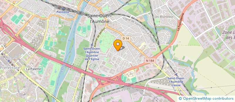 localisation de l'entreprise MADAME MAIMOUNA TRAORE à SAINT-OUEN-L'AUMONE