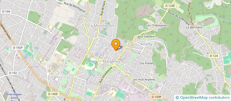 localisation de l'entreprise MADAME MAIMOUNA WAGUE  MARGENCY