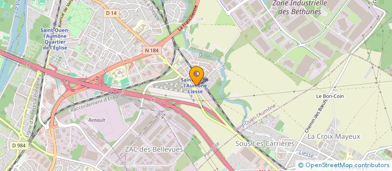 localisation de l'entreprise MADAME MAIMOUNA YATTARA à SAINT-OUEN-L'AUMONE