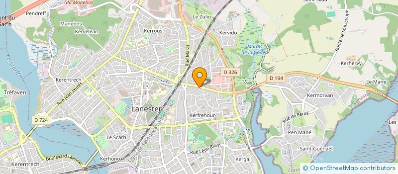 localisation de l'entreprise MADAME MAINA AUDRAN  LANESTER