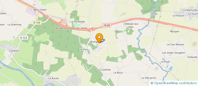 localisation de l'entreprise MADAME MAINA HERVE  GUILLAC