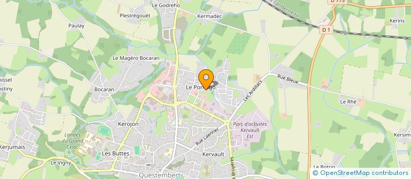 localisation de l'entreprise MADAME MAINA JEGO-POIRIER  QUESTEMBERT