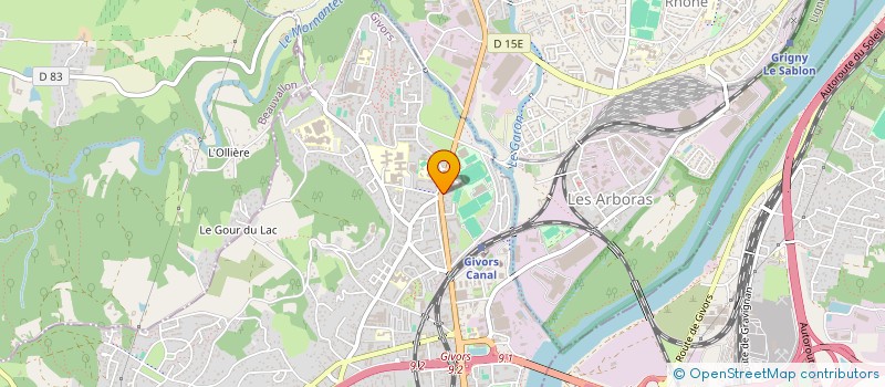 localisation de l'entreprise MADAME MAINA JULIEN  GIVORS