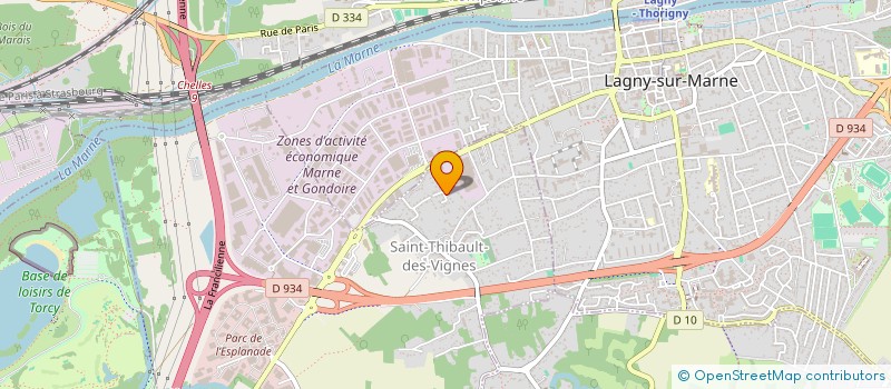 localisation de l'entreprise MADAME MAINA LENFANT  SAINT-THIBAULT-DES-VIGNES