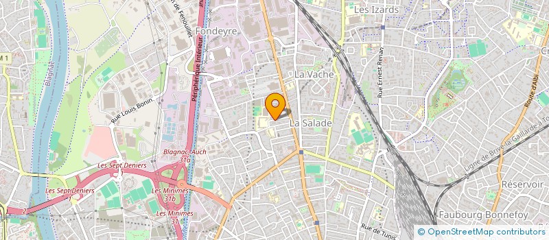 localisation de l'entreprise MADAME MAIOTTE LE CASTREC à TOULOUSE