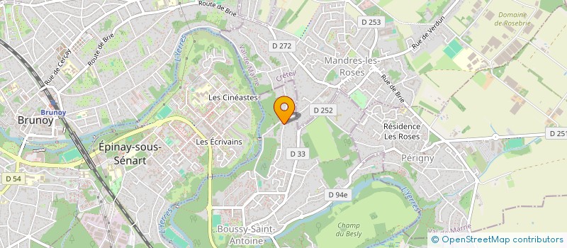 localisation de l'entreprise MADAME MAIRA DOS REIS  BOUSSY-SAINT-ANTOINE