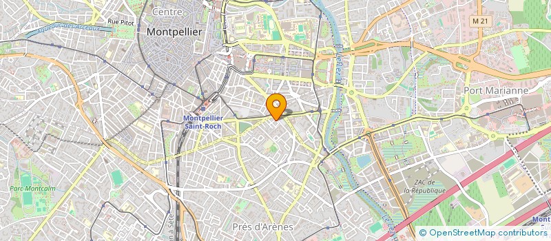 localisation de l'entreprise MADAME MAIRA MULOT  MONTPELLIER