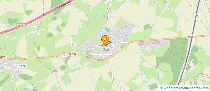 localisation de l'entreprise MADAME MAIRE HUET  COULANS-SUR-GEE