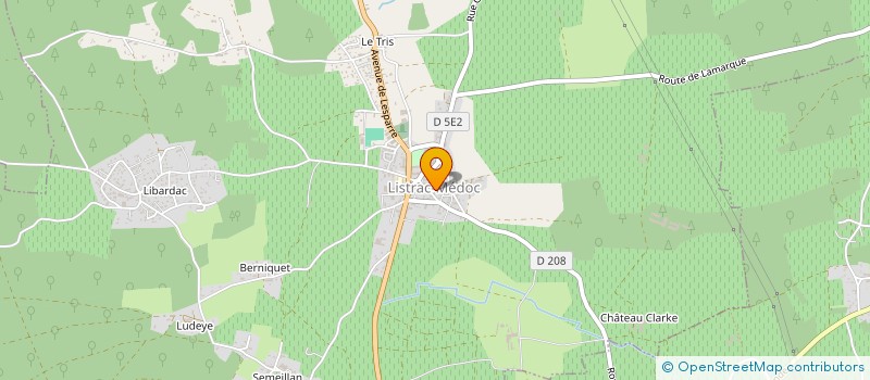 localisation de l'entreprise MADAME MAIRE JOSIANE GAUTEY à LISTRAC-MEDOC