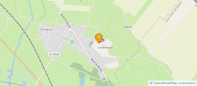 localisation de l'entreprise MADAME MAIRE LEA CASSIAU-HAURIE  TALAIS