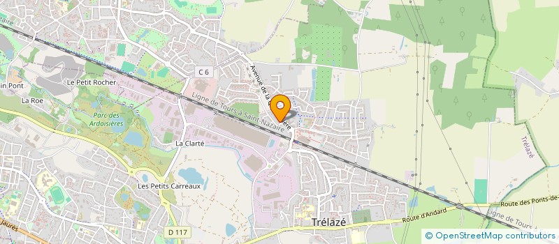 localisation de l'entreprise MADAME MAIRY MENDY  TRELAZE