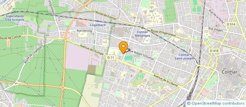 localisation de l'entreprise MADAME MAISSA AYADI  COLMAR