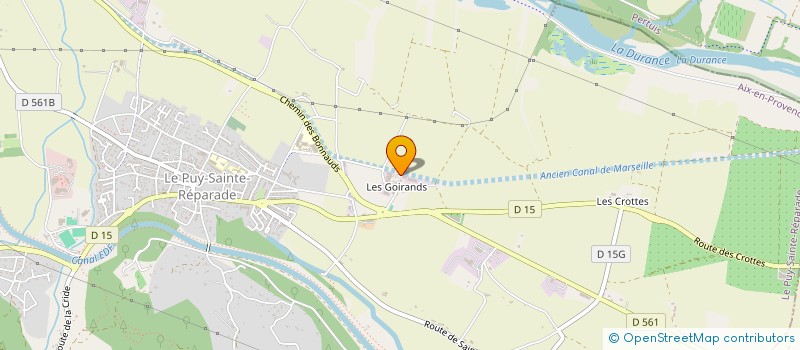 localisation de l'entreprise MADAME MAISSA BAHRI  LE PUY-SAINTE-REPARADE