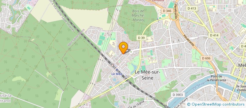 localisation de l'entreprise MADAME MAISSA BEN HADJ à MELUN