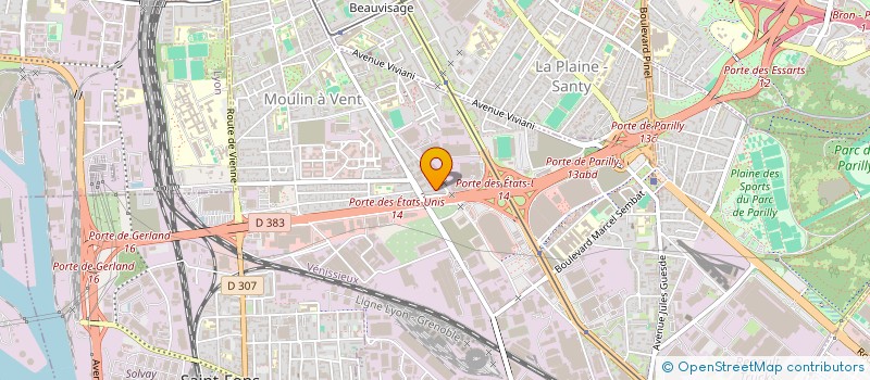 localisation de l'entreprise MADAME MAISSA CHEBCHOUB  VENISSIEUX