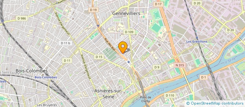 localisation de l'entreprise MADAME MAISSA CHEMS  ASNIERES-SUR-SEINE