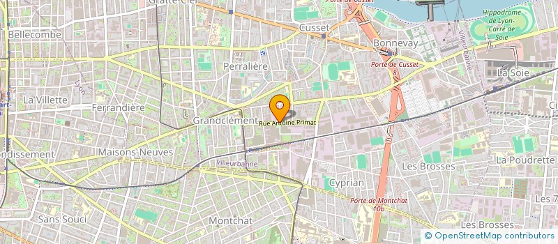 localisation de l'entreprise MADAME MAISSA DAOUDI  VILLEURBANNE