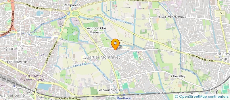 localisation de l'entreprise MADAME MAISSA EVRARD  AVIGNON