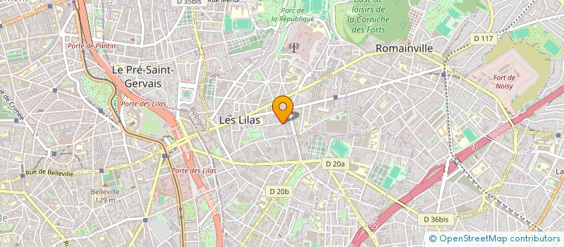 localisation de l'entreprise MADAME MAISSA FRIDHI à LES LILAS