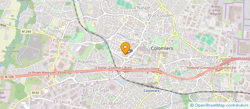 localisation de l'entreprise MADAME MAISSA M'HAMDI à COLOMIERS