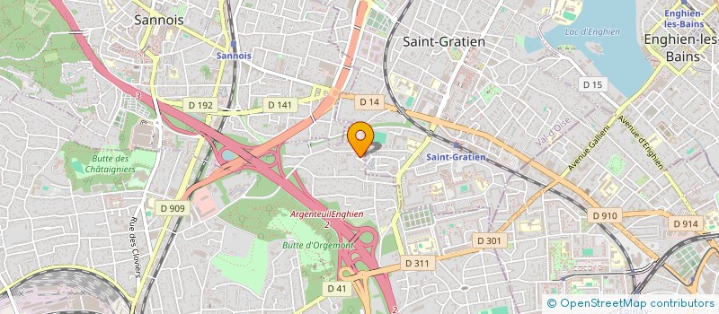 localisation de l'entreprise MADAME MAISSA MALOU  ARGENTEUIL