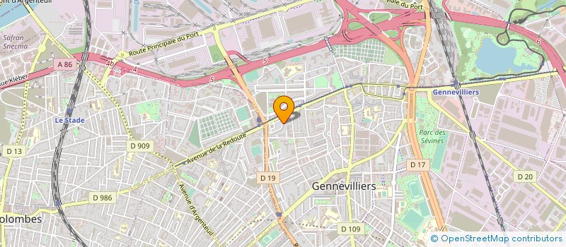 localisation de l'entreprise MADAME MAISSA OUELD-ES-CHEIKH à GENNEVILLIERS