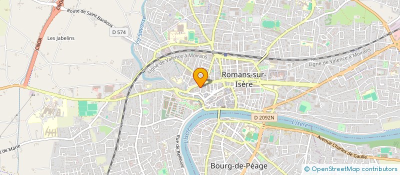 localisation de l'entreprise MADAME MAISSA SEDIRI  ROMANS-SUR-ISERE