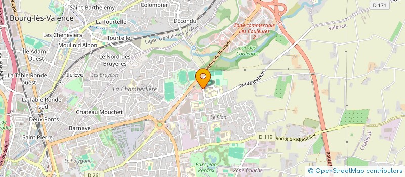 localisation de l'entreprise MADAME MAISSA SEDIRI-SWALHIA  VALENCE