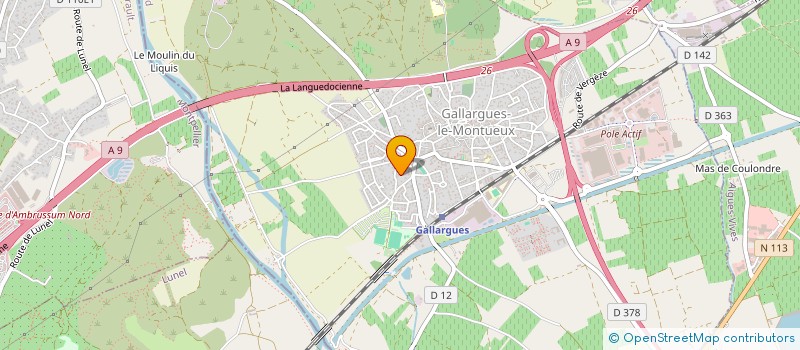 localisation de l'entreprise MADAME MAISSAM BELHAJ  GALLARGUES-LE-MONTUEUX